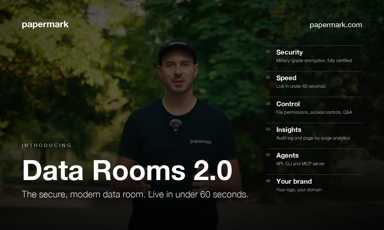 Introducing Papermark Data Rooms 2.0