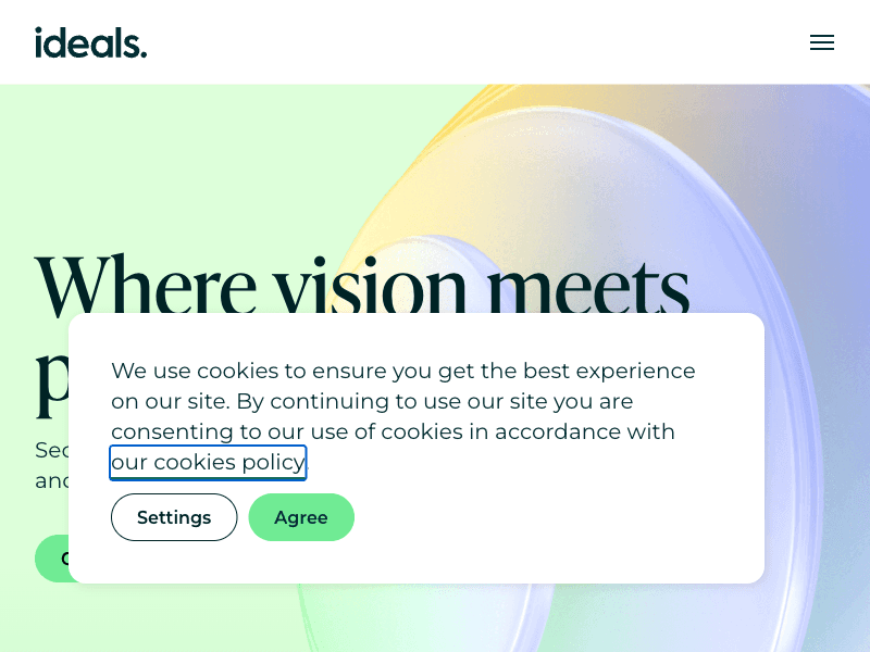 Ideals interface