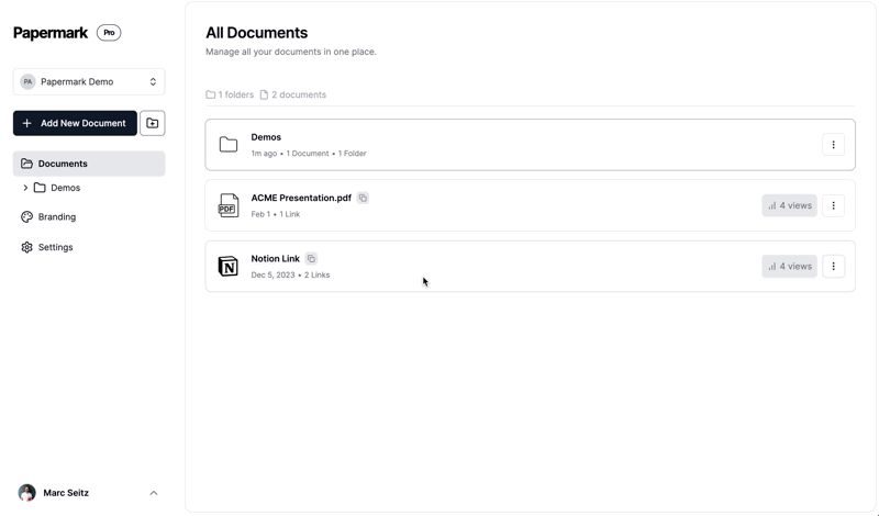 Folders and Subfolders