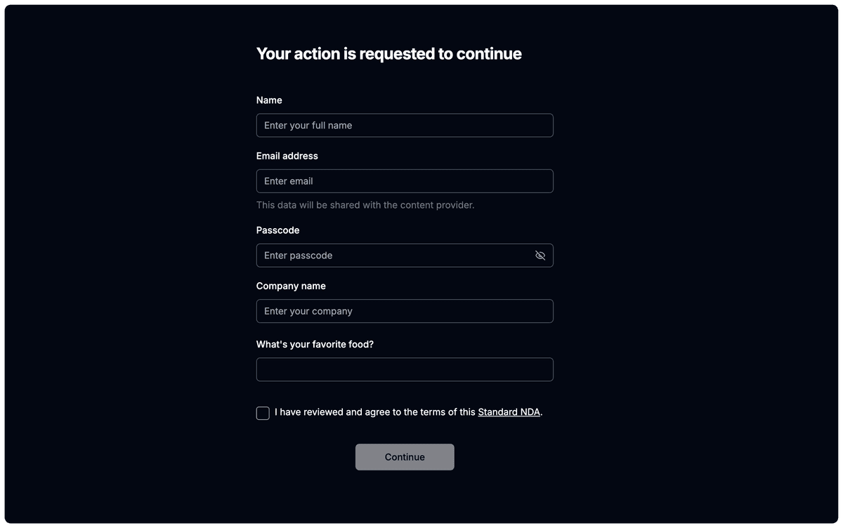 Custom Fields