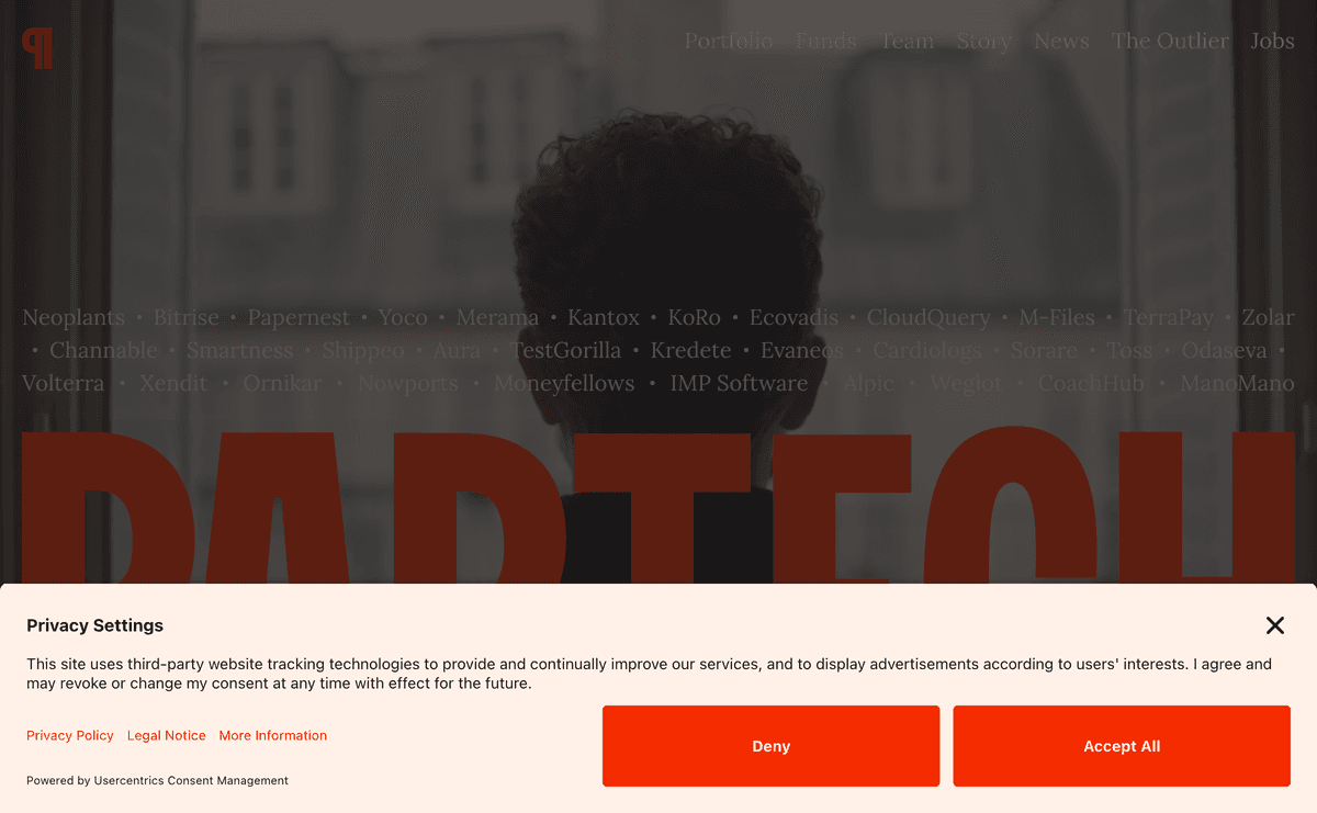 partechpartners.com website