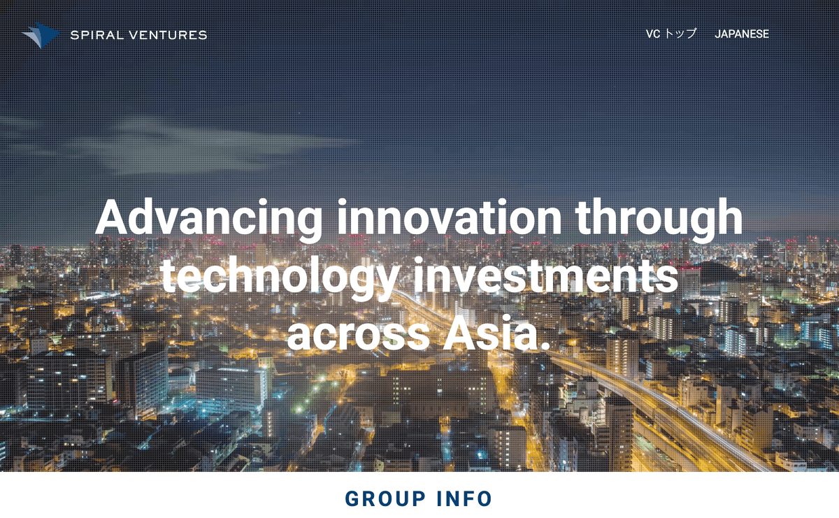 Site web spiral-ventures.com