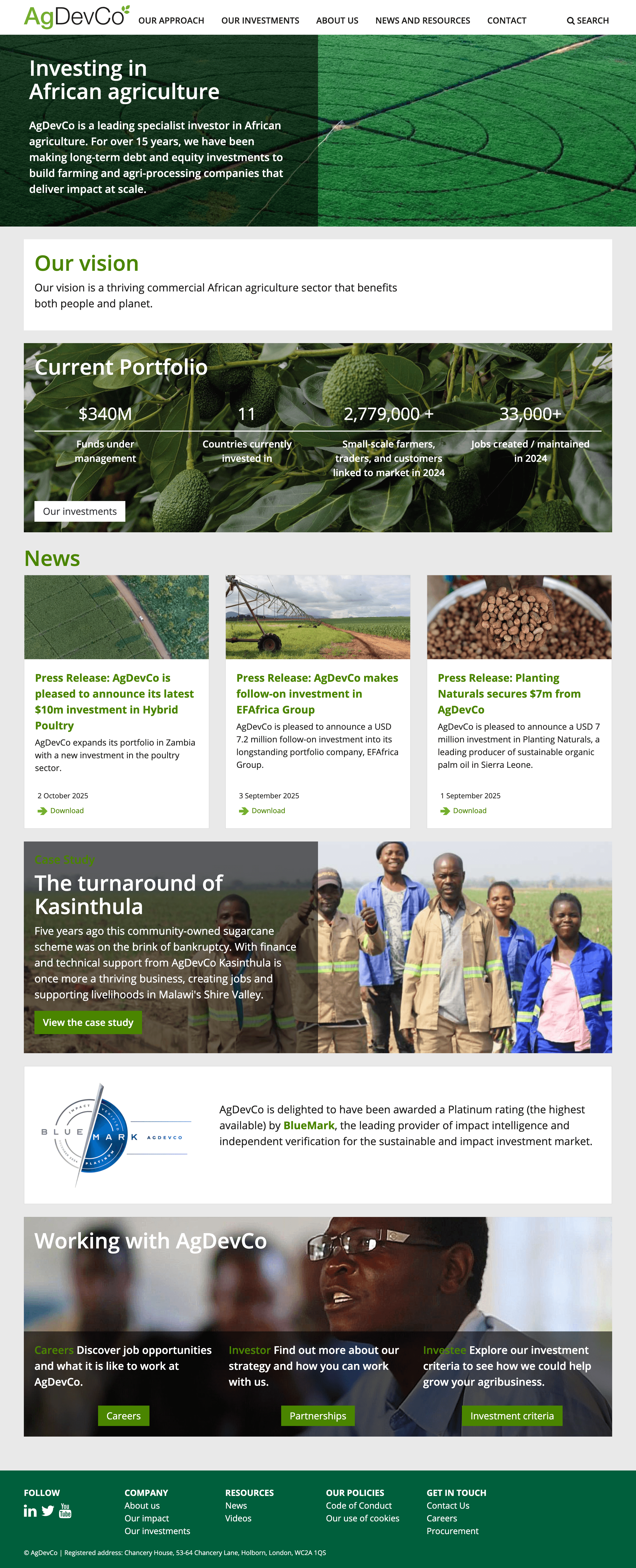 Top 15 Agriculture Investors in Africa in 2025