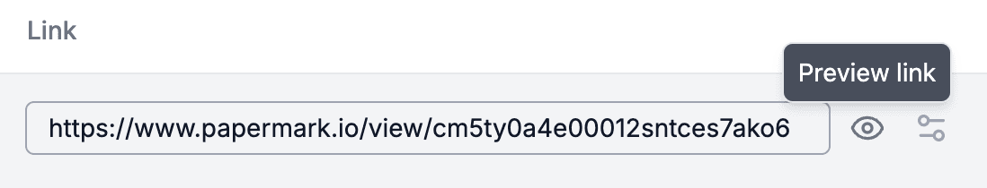 Link to document preview