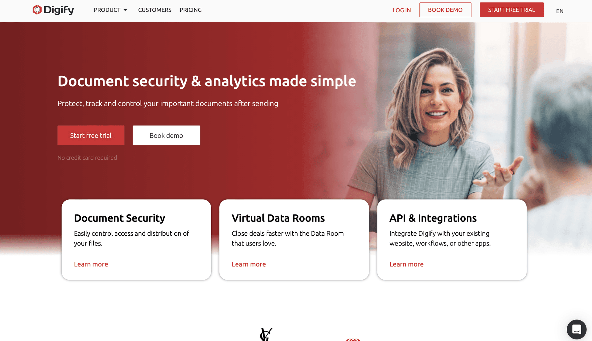 Digify Data Room Interface