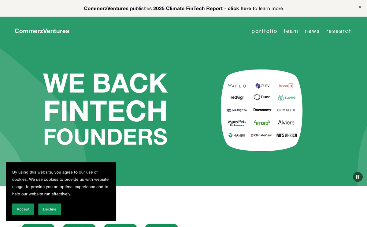 commerzventures.com website