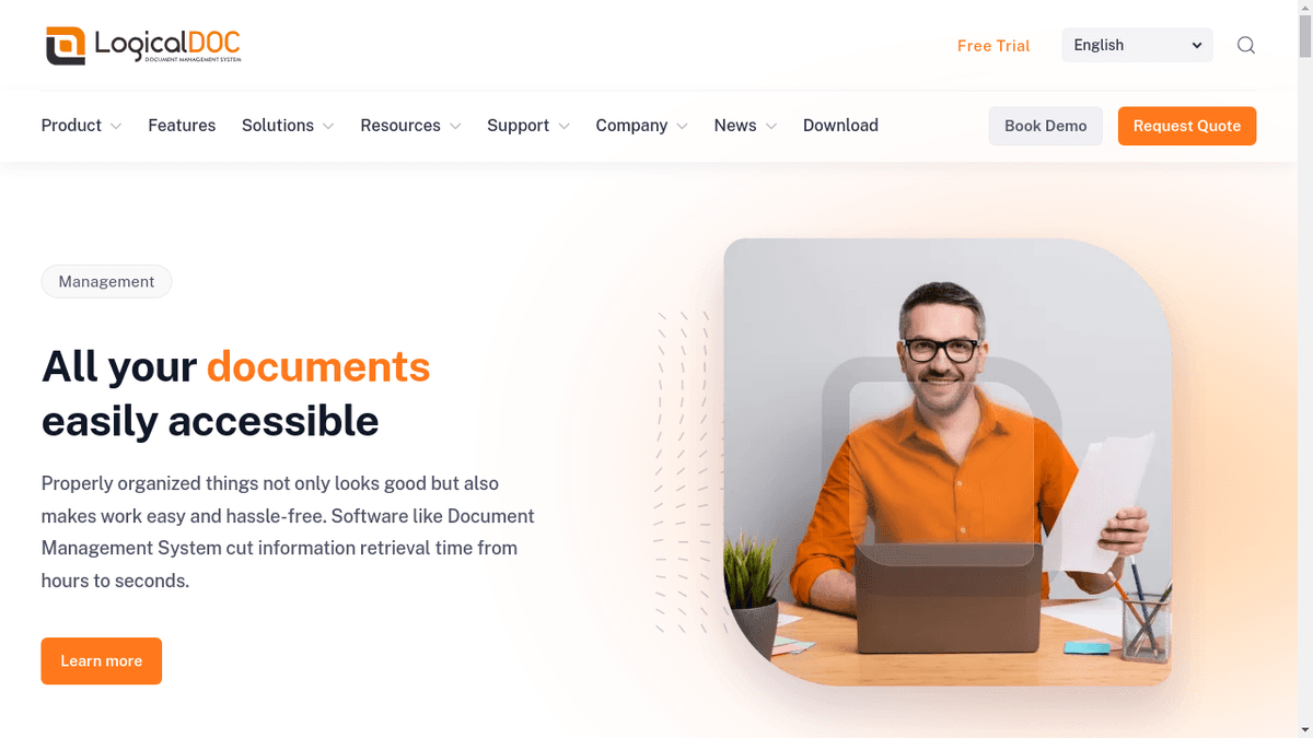 logicaldoc.com website