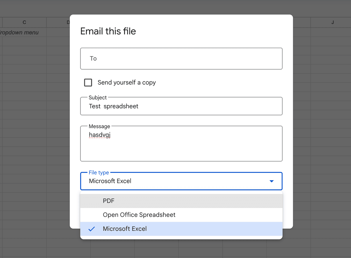 Configurer les paramètres d'e-mail