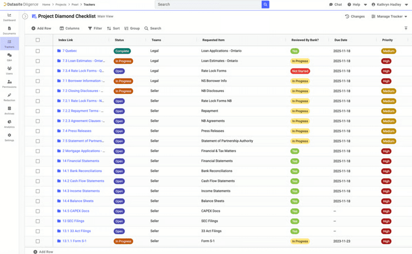 Datasite VDR Upload Interface