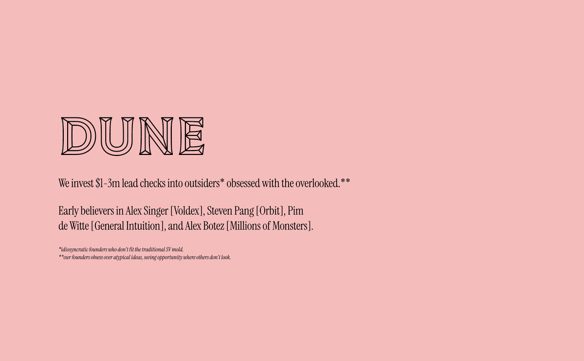 dune.ventures website