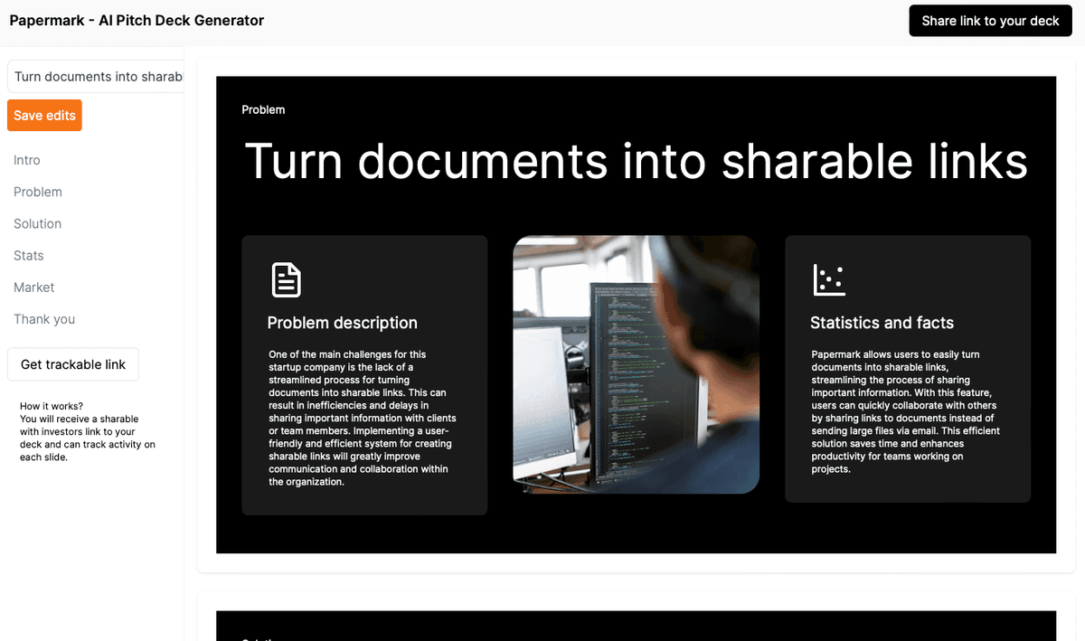 Generador gratuito de presentaciones con IA