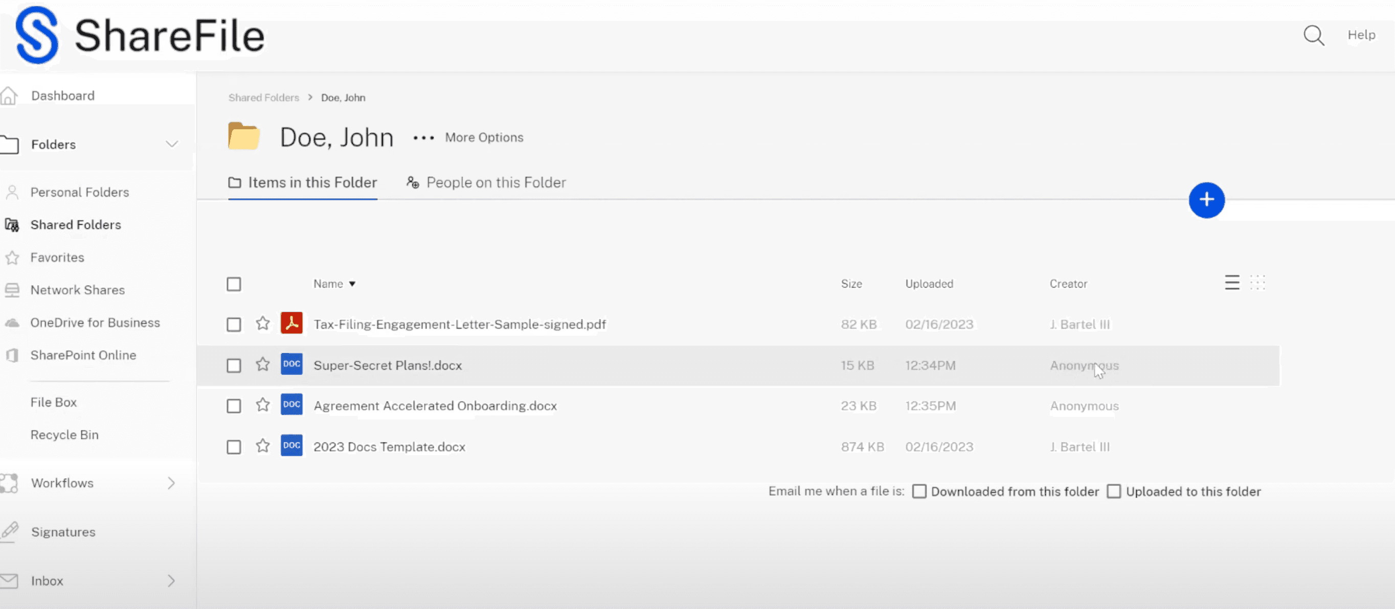 ShareFile Virtual Data Room: Quick Overview