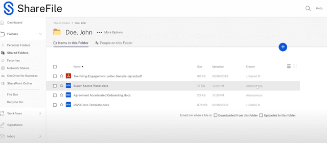 Sharefile Interface Everything about ShareFile: New Player or Old Competitor?