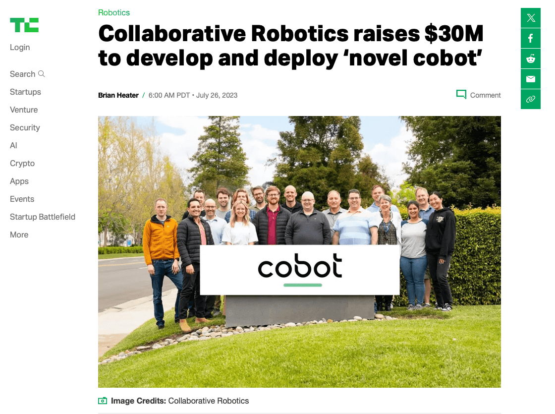 Collaborative robotics