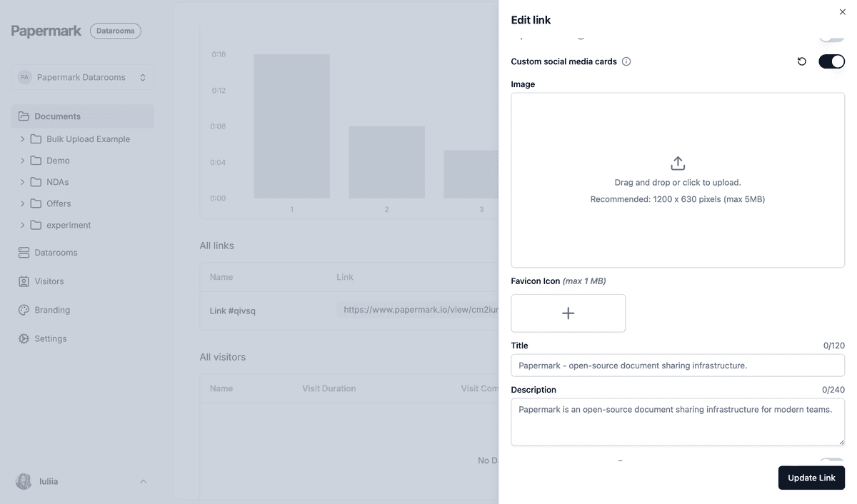 Paramètres de favicon