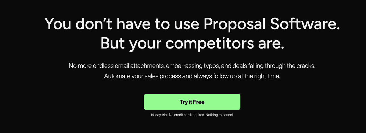 Better Proposals Interface