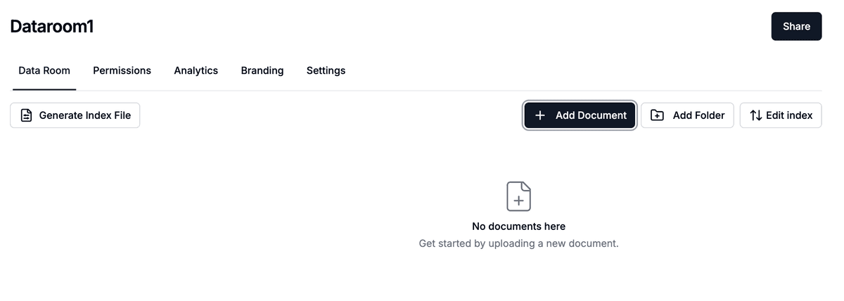 Papermark folder organization