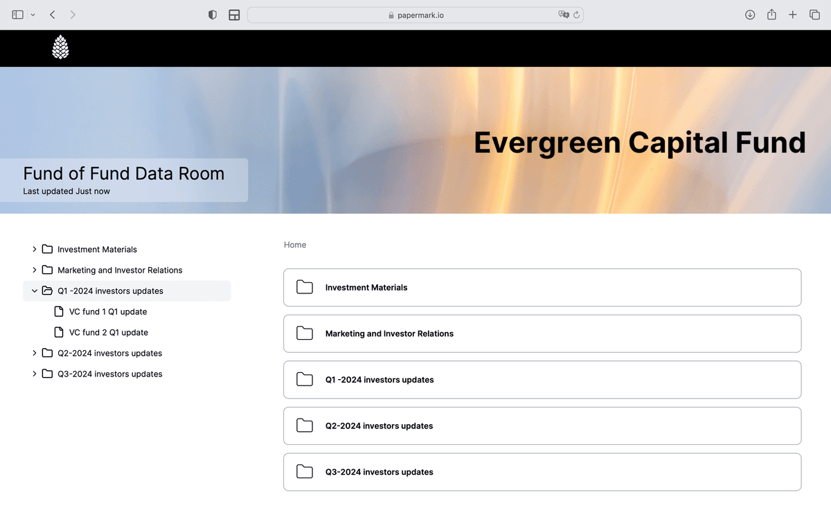 Création de Data Room
