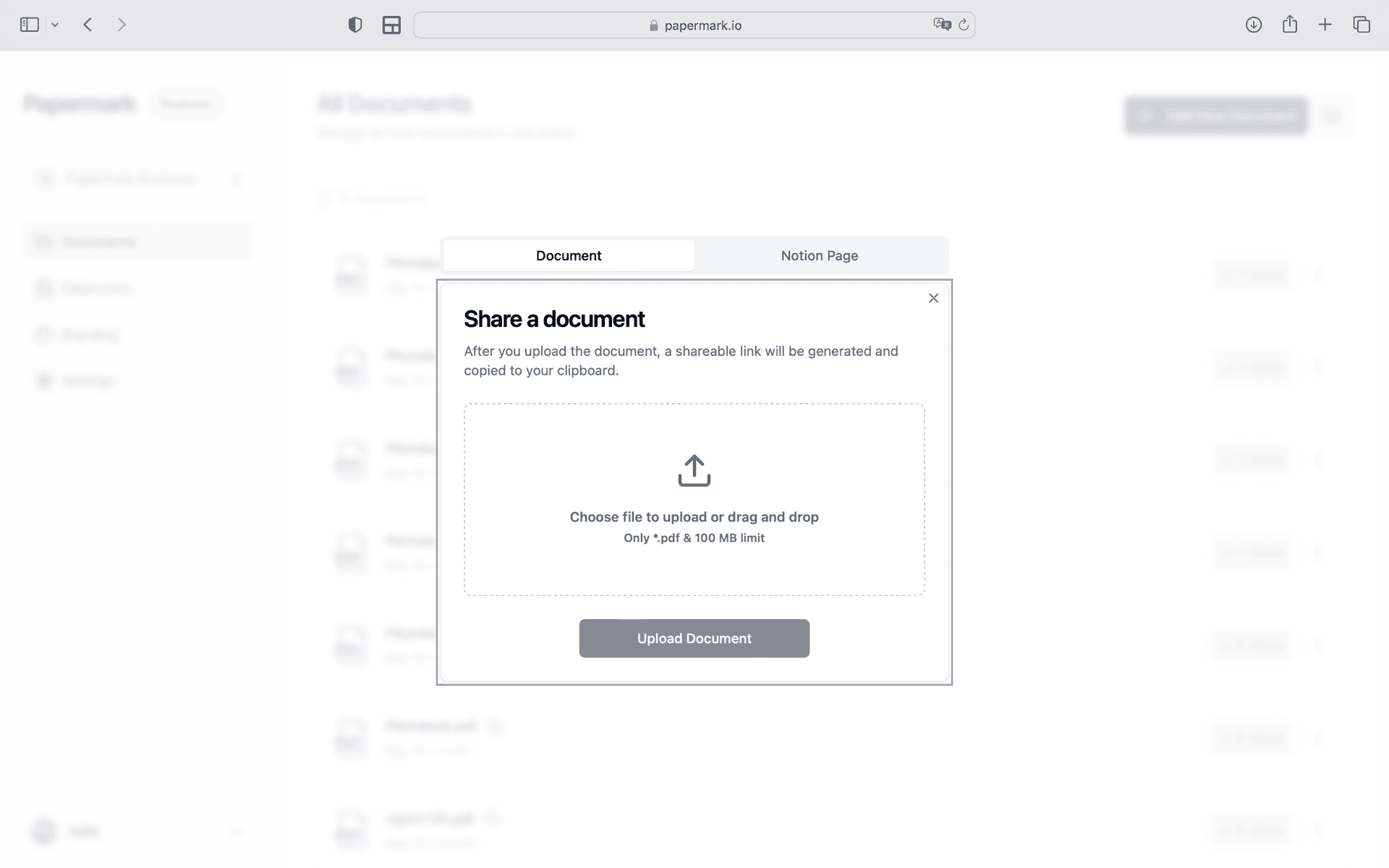 Upload your contracts