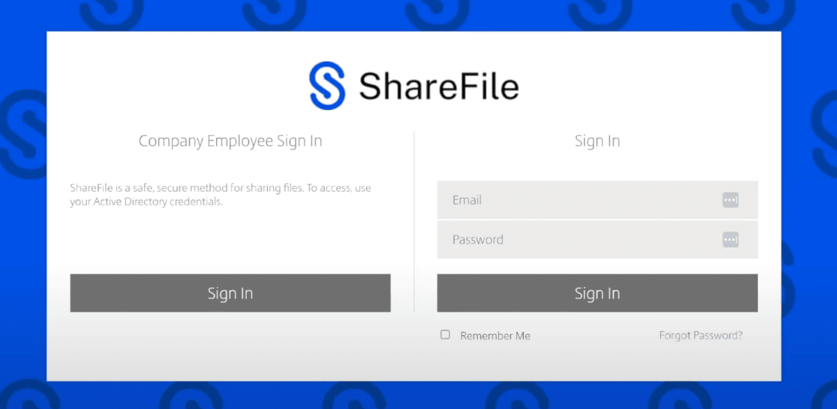 ShareFile Security Dashboard