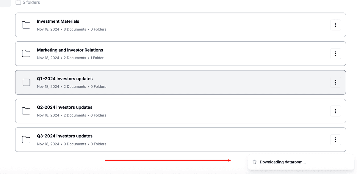 Notification de téléchargement dans le coin inférieur droit