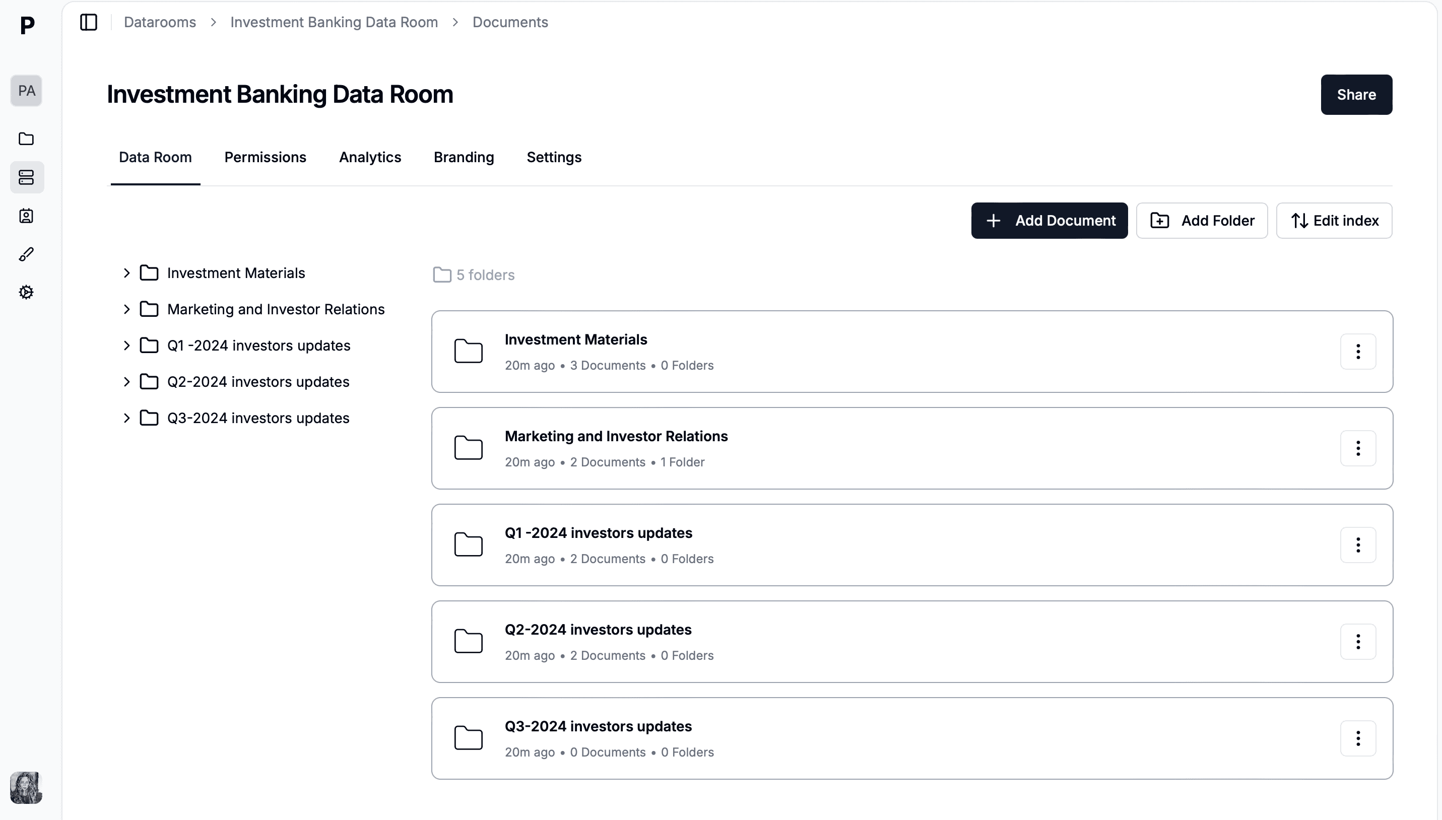 Quels documents inclure dans une data room de banque d'investissement en 2025 ? (+ checklist)