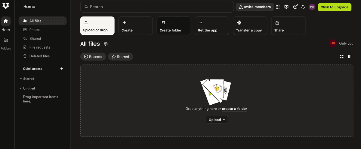 Dropbox Data Room Inside the Tool