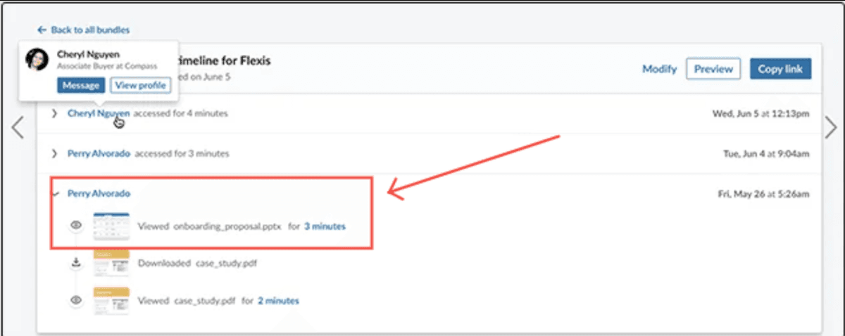 Smart Links analytics