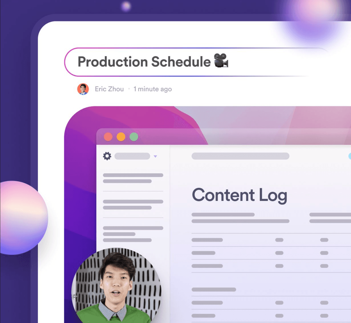 Loom internal video sharing