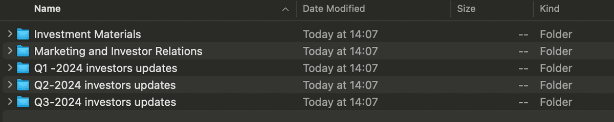 Contenu du fichier ZIP montrant la structure des dossiers