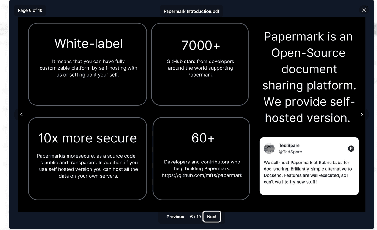 Navigation dans la visionneuse d'aperçu