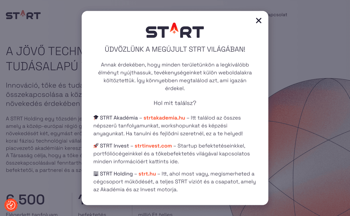 strt.hu website