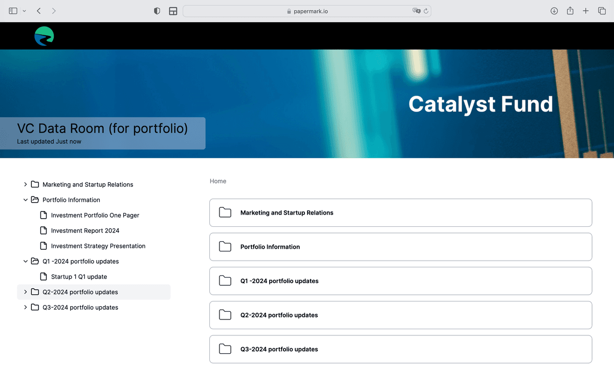 Papermark Dashboard - Secure Environment