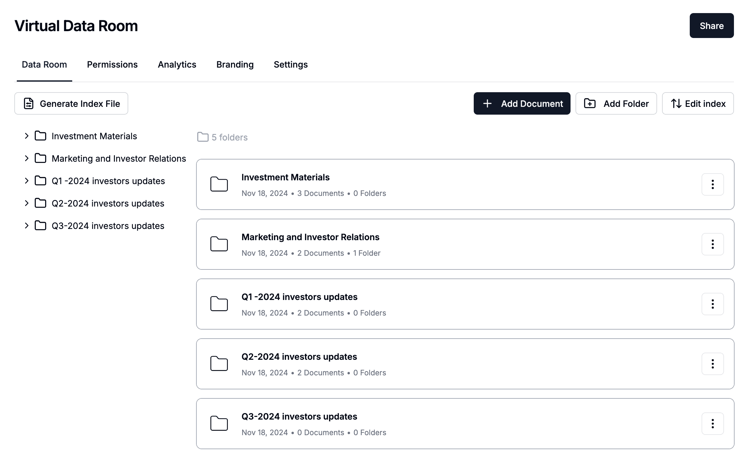 Data Room API: Programmatic Document Sharing for Developers (2026)