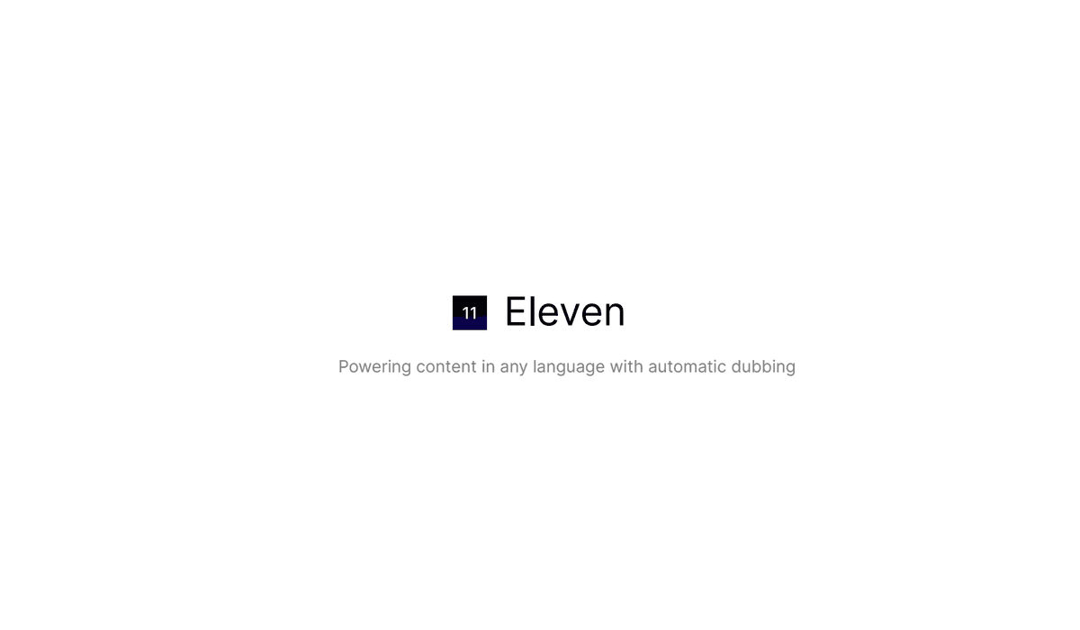 ElevenLabs Pitch-Deck-Beispiel