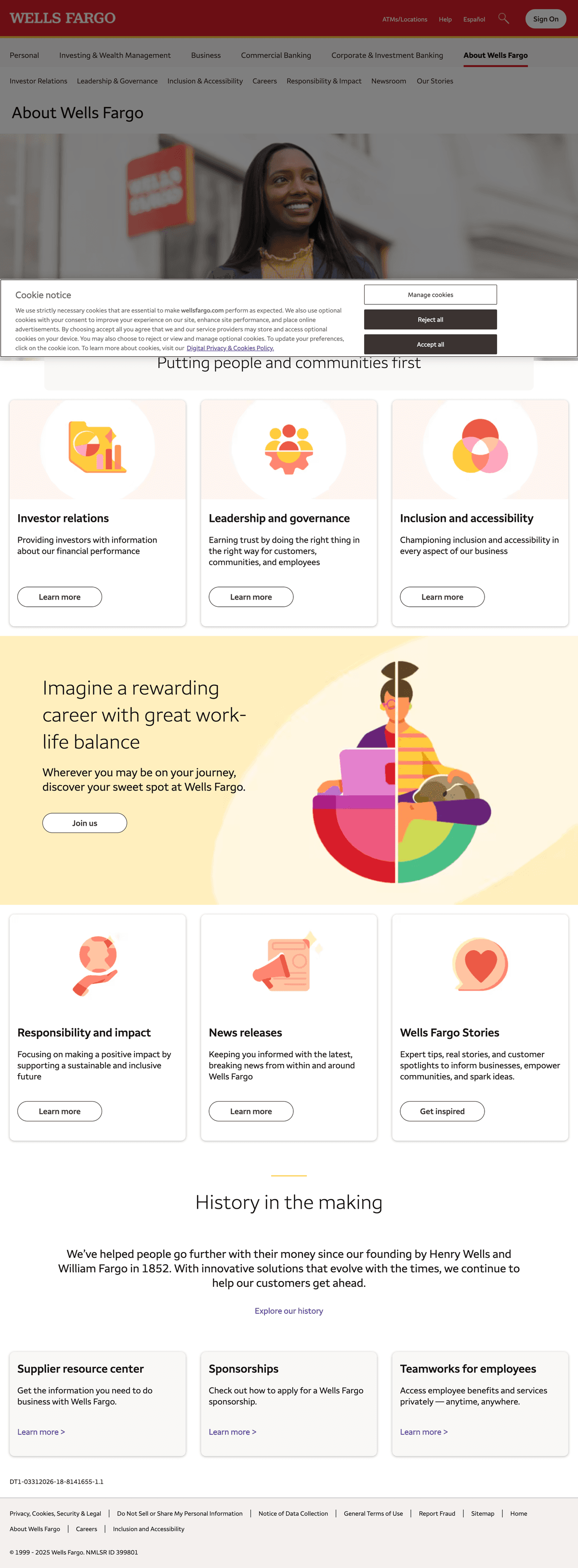 wellsfargo.com website