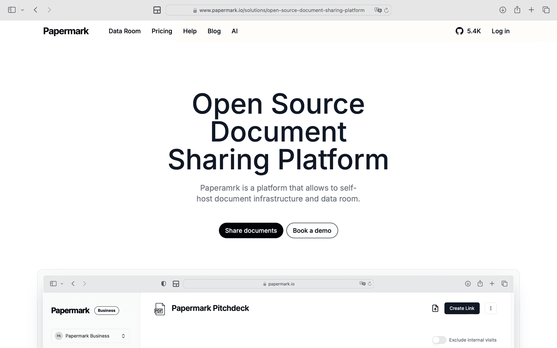 Papermark Page