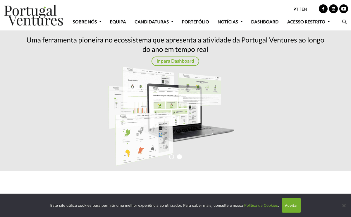 portugalventures.pt website