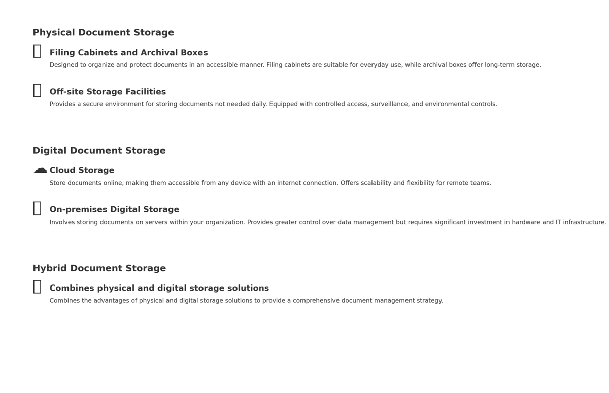 Document Storage in 2025. Where to store your docs?