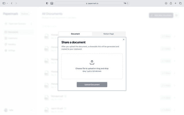 Getting Started with Papermark - A Short Guide